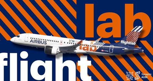 Synaptic A220 | Airbus A220-371 Airbus Industries FlightLab Livery C-FFDK