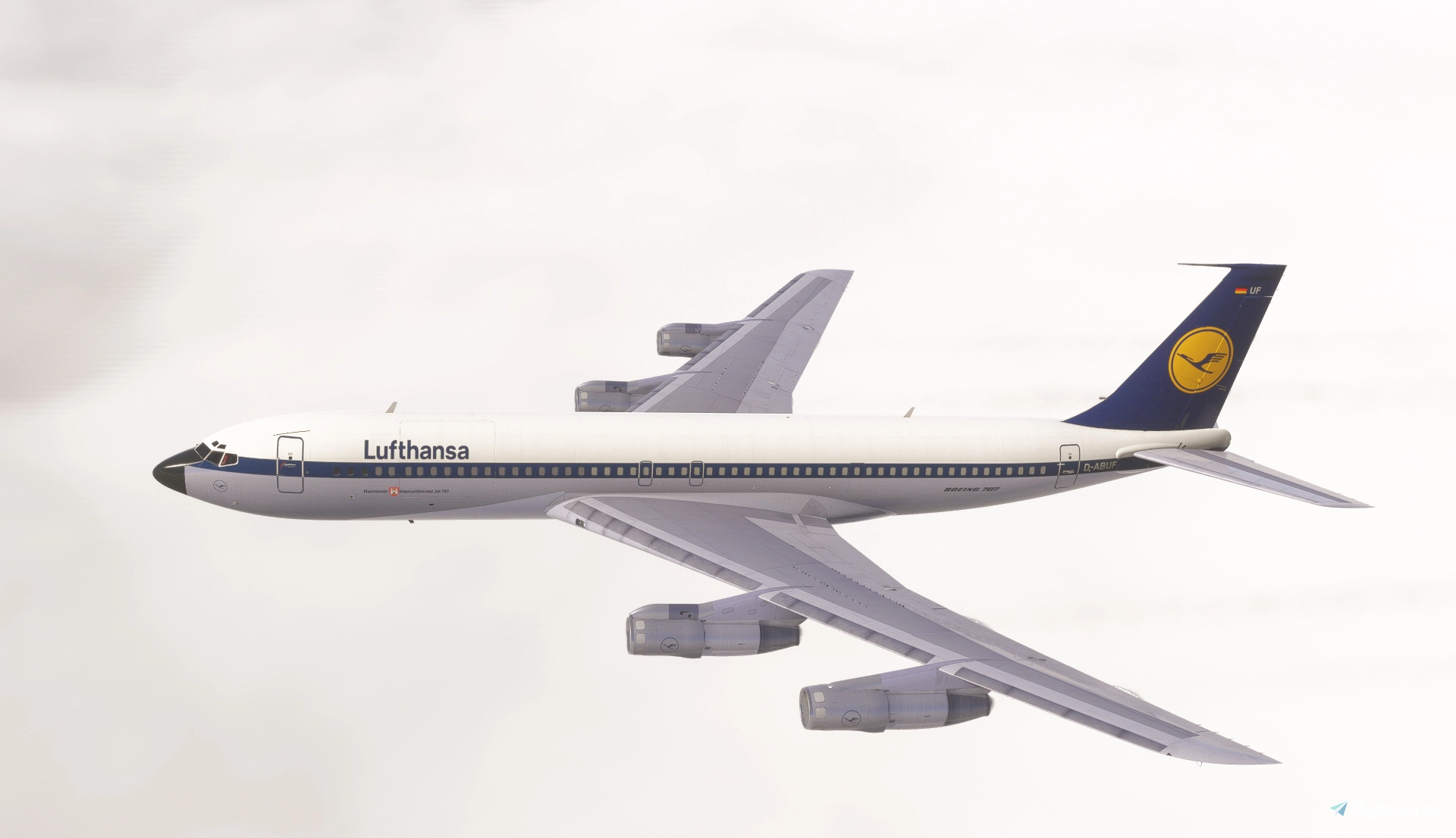 Boeing 707 Lufthansa + Condor D-ABUF