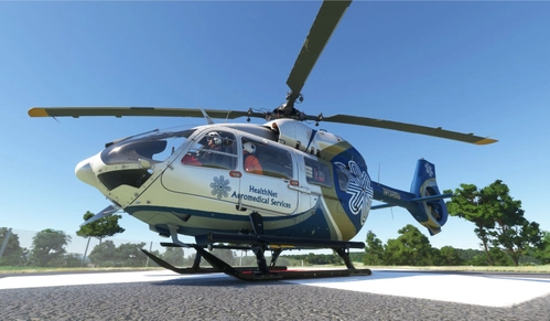 HPG H145 Livery Pack: WVU HealthNet & CAMC Aeromedical Services