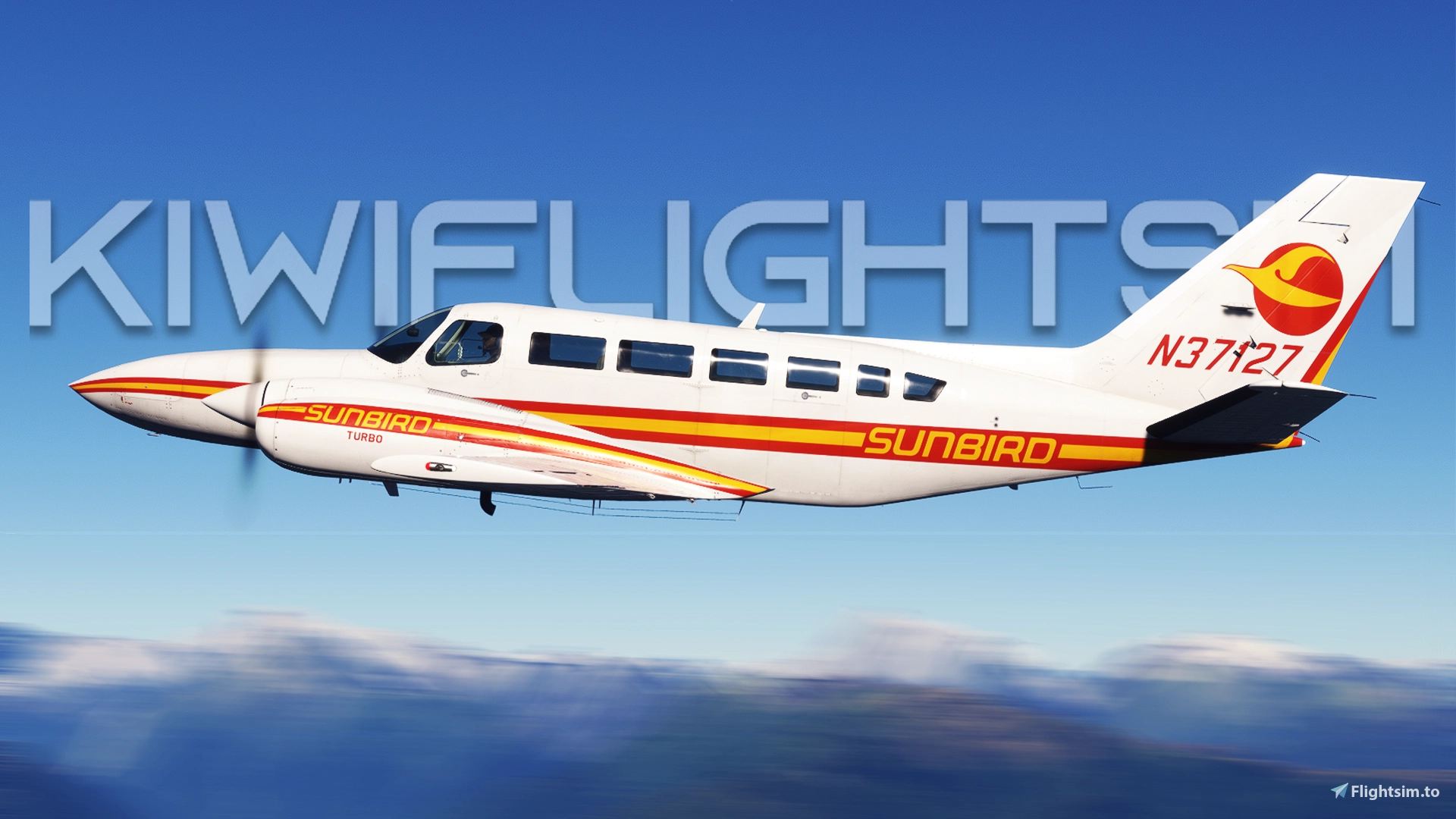 Sunbird Airlines | N37127 | Microsoft/Carenado Cessna 404 Titan [8K]