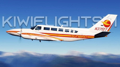 Sunbird Airlines | N37127 | Microsoft/Carenado Cessna 404 Titan [8K]