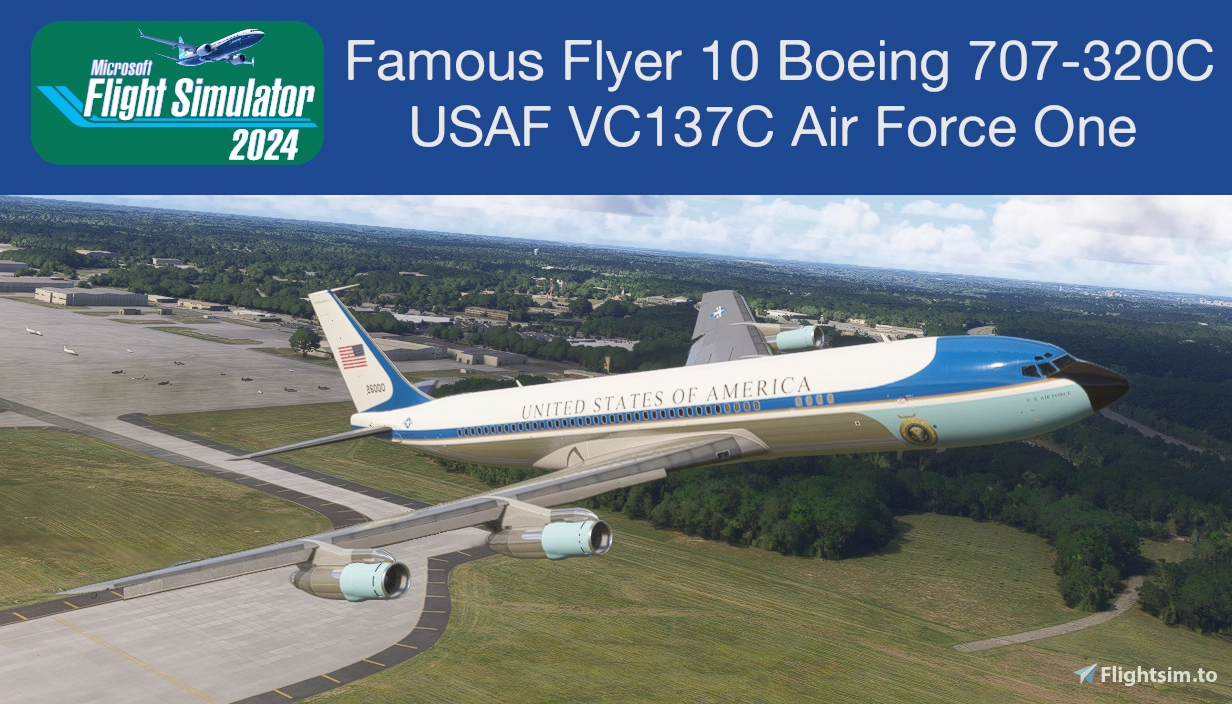 Famous Flyer 10 Boeing 707-320C USAF VC137C