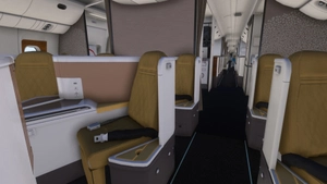 PMDG 777-300ER w/ cabin Emirates - Real Madrid (A6-ECG) thumbnail 9