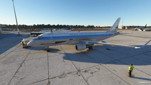 FSS - E-Jets 175 LOT Polish Airlines Retro A. Głowacki 2024 version