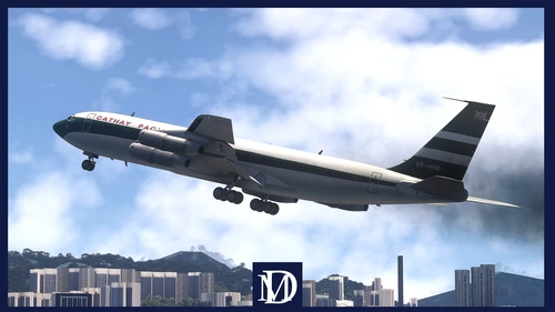 Cathay Pacific Boeing 707-351C (VR-HHB) | iniBuilds / Working Title Boeing 707-320C