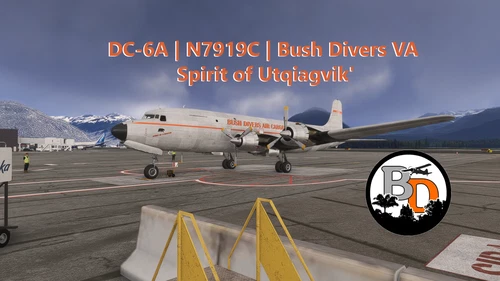 PMDG DC-6A Cargo |  Bush Divers VA (N7919C) 'Spirit of Utqiaġvik'