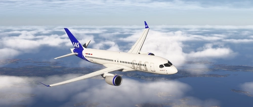 Synaptic A220-300 - LN-RMX - Scandinavian Airlines (SAS) - fictional