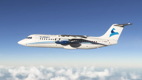 Just Flight Avro RJ100 Summit Air C-GZRJ
