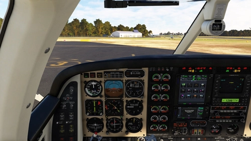 Black Square Beechcraft B60 Turbine Duke Custom Cameras