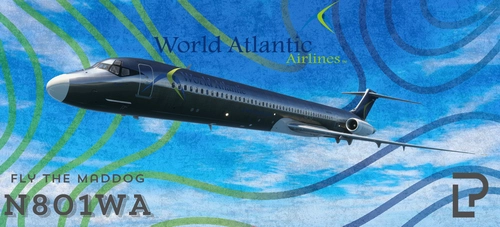 World Atlantic N801WA / 2019 (High-Fidelity) | MD-83 MaddogX 20TH