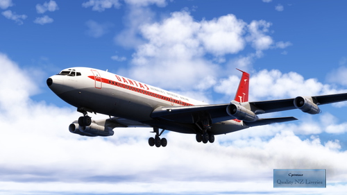 Qantas N707JT "JETT CLIPPER ELLA" | Boeing 707-320C WT / INI