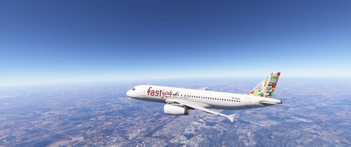 Fenix A320 Fastjet Zimbabwe ZS-GAC for MSFS2020