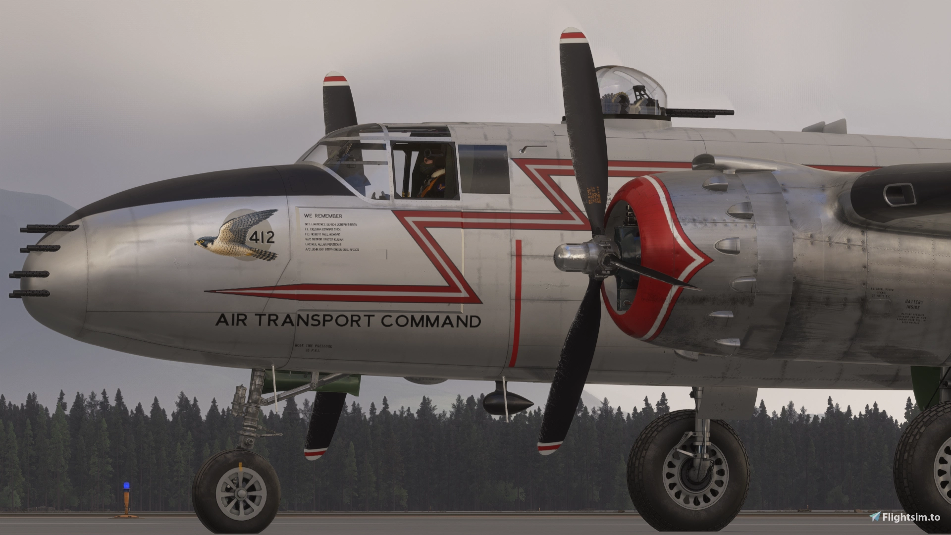 B-25 Mk. 3ST Commemorating Serial No. 5220 of 412 Sqn. RCAF Uplands, ON 1960