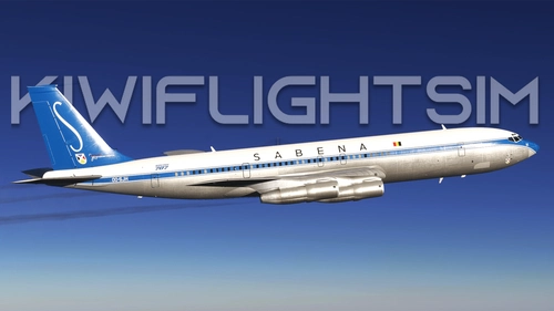 SABENA - Belgium World Airlines (1965) | OO-SJH | iniBuilds / Working Title Boeing 707-320C [4K]