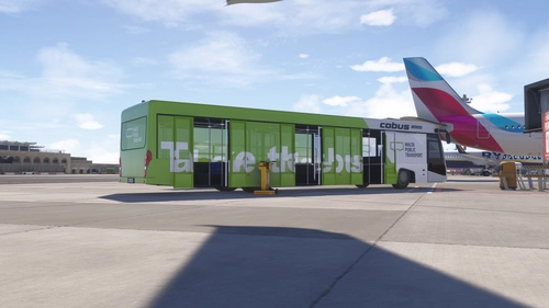 GSX Passenger Bus Repaint Malta Airport