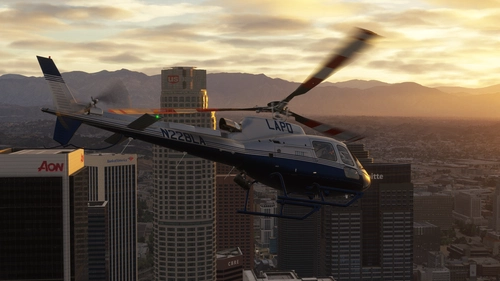 CowanSim H125 - LAPD old colors (N228LA)