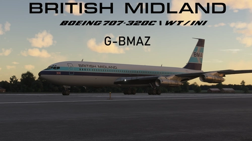 British Midland G-BMAZ | Boeing 707-320C WT / INI