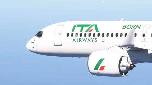 Airbus A220-300 ITA AIRWAYS WHITE FLEET PACK [raimbotrax][4K]