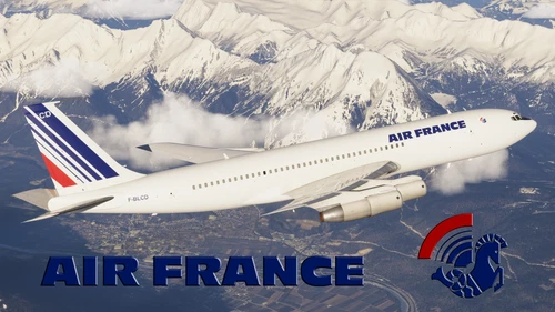 Air France Boeing 707-320C Microsoft Famous Flyer