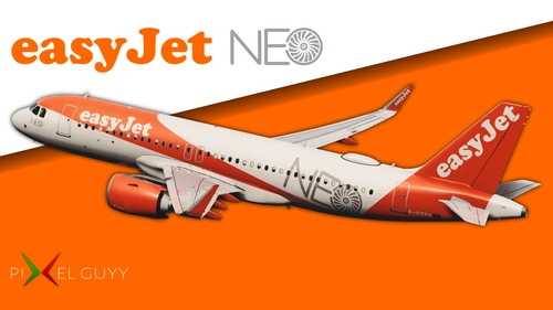 G-UZHA, G-UZHC | A320neo | Easyjet | MSFS 2024 | 8K w/cabin