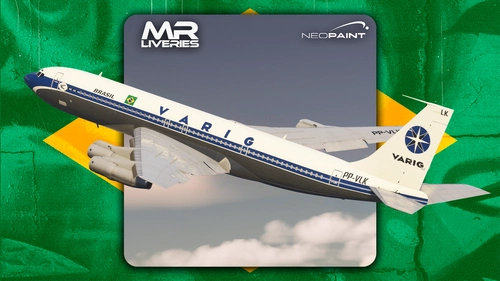 Microsoft Famous Flyer 10 | Boeing 707-320C | Varig | PP-VLK