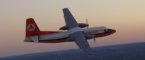 Ansett inibuilds F27 (VH-FCA)