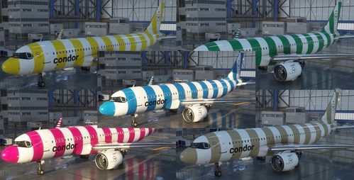 Asobo A320N - Condor ring liveries