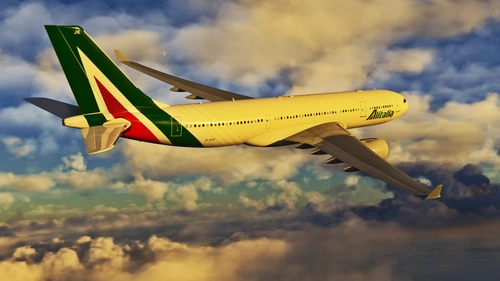 Inibuilds A330-200 GE Alitalia EI-EJK W/Cabin