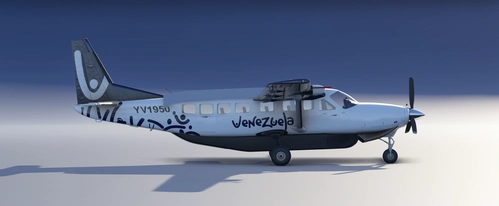 Black Square Cessna 208B Caravan (YV1950)