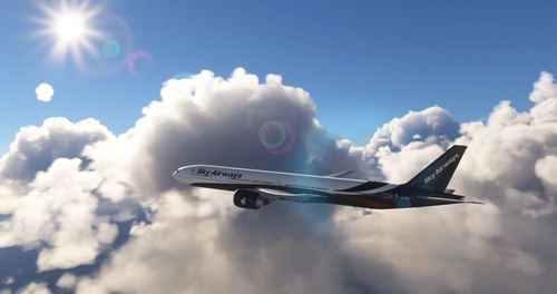 SkyAirways Virtual Airlines (EP-DQA) w/cabin PMDG777-300ER New
