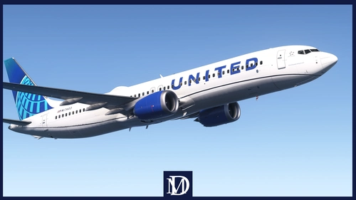 United Airlines Boeing 737 MAX 9 (N17403) | Kuro B737 MAX 9