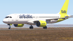 Airbus A220-300 airBaltic New Colors YL-CSG [raimbotrax][4k] thumbnail 3