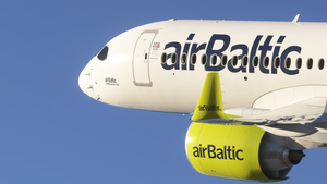 Airbus A220-300 airBaltic New Colors YL-CSG [raimbotrax][4k] thumbnail 7