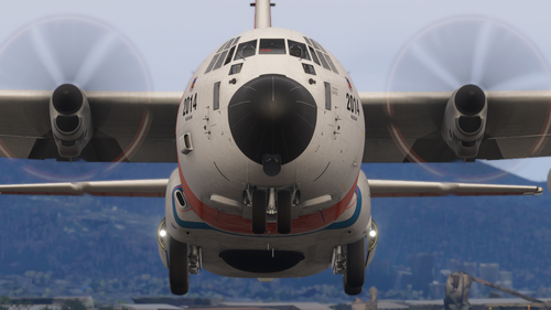USCG HC-130J EO/IR Sensor + Radome