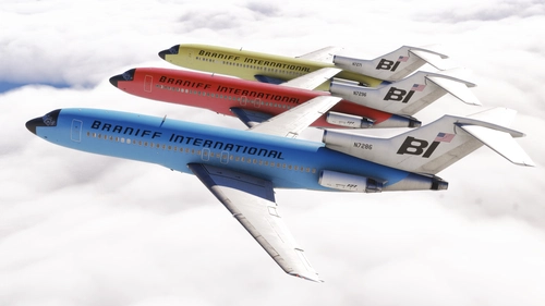 FSS 727-100 | Braniff Jellybean Pack