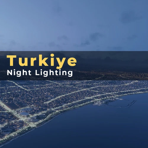 Turkiye Night Lighting