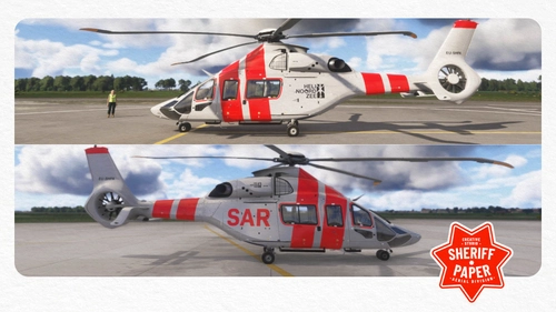 H160 - Heli Noordzee (Fictional company pack)