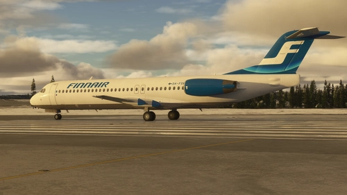 Finnair ✈ Fokker 100 ✈ Fictional