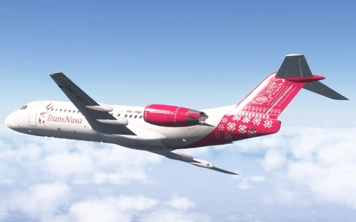 TransNusa PK-TNR | Just Flight Fokker 70 Professional