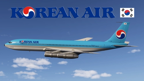 Korean Air Boeing 707-320C – HL7406