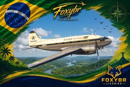 Microsoft Curtiss C-46 Rivian Air Cargo N545CC