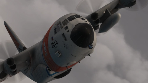 USCG HC-130J EO/IR Sensor + Radome