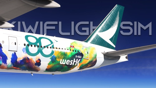 Cathay Pacific B-KQU (“Spirit of Hong Kong – 80th Anniversary Edition”) | PMDG Boeing 777-300ER [8K]