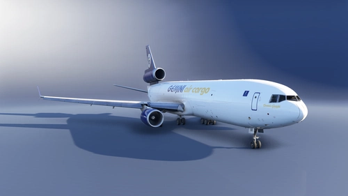 TFDI MD11F N703GC Dennis G Saudi Logo Gemini Air Cargo