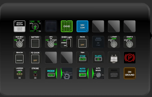 Boeing 787-10 MiraBox Stream Dock & AAO Profile (Basic Controls)