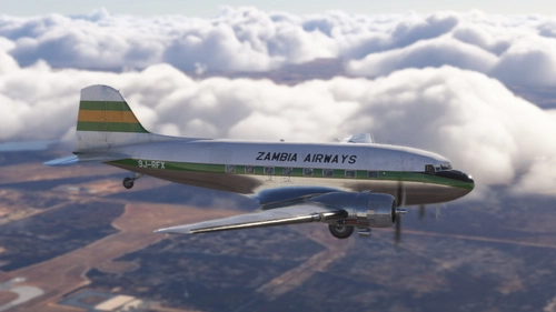 [Asobo] Zambia Airways (Late) Douglas DC-3
