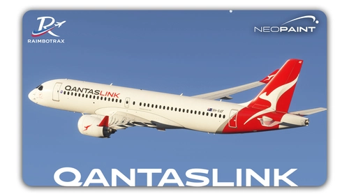 Airbus A220-300 QantasLink VH-X4F [raimbotrax][4k]