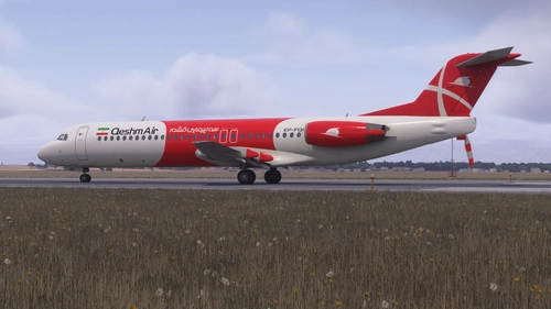 Qeshm Air ✈ EP-FQI ✈ JustFlight Fokker 100 ✈ [Requested]