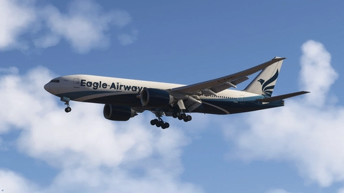 Eagle Airways G-EARL PMDG B777-200LR