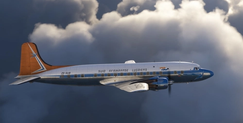 PMDG DC6B SAA ZS-AUB